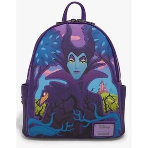 Loungefly Disney Sleeping Beauty Maleficent Mini Backpack NWT Sealed‎